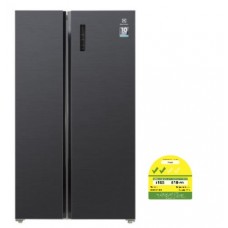 Electrolux ESE6101A-BSG NutriFresh Inverter UltimateTaste 700 Side by Side Refrigerator (610L)